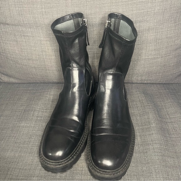 Zara Vegan Leather Booties - Picture 10 of 12